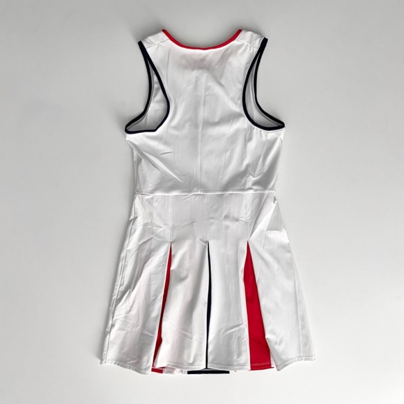 Addison Bay Nwt Smooth Sport Liberty Active White / Navy / Poppy Dress - Picture 3 of 3